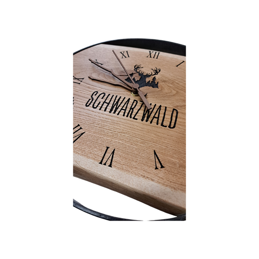 Wanduhr "Schwarzwald" Rund