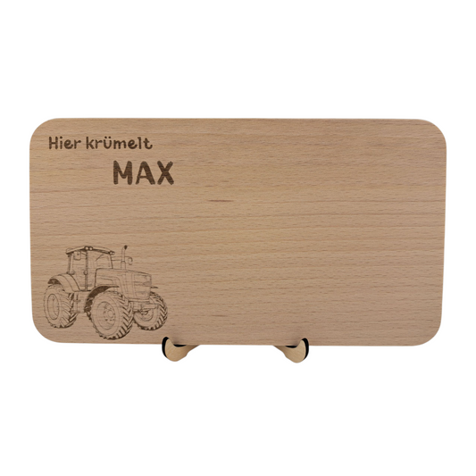 Vesperbrett "Hier krümelt"