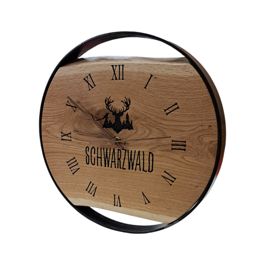 Wanduhr "Schwarzwald" Rund